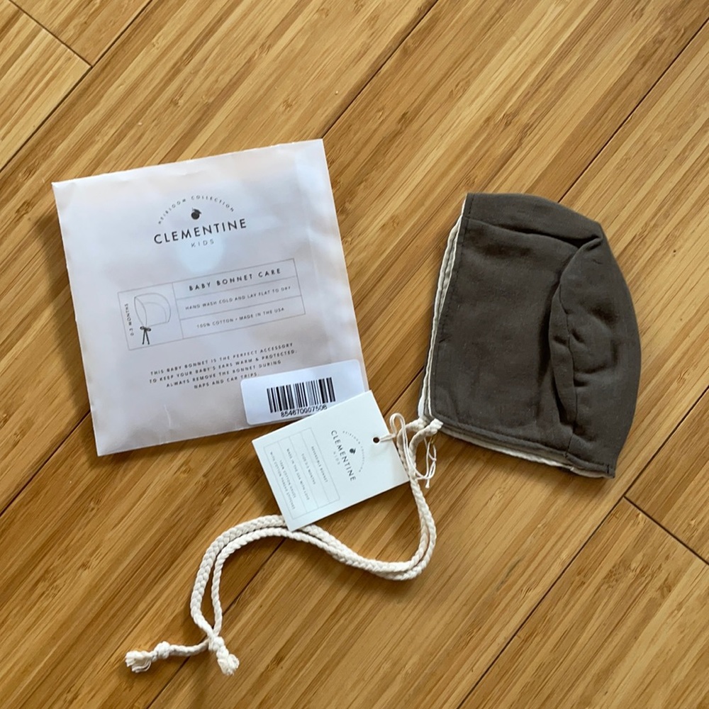 Clementine kids heirloom bonnet